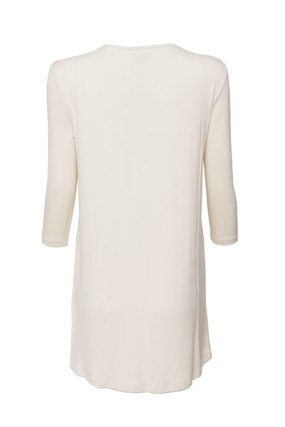 NORDENFELDT Nude Lola, top in nude with sequin application and 3/4 sleeves