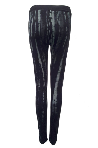 NORDENFELDT Elina Birch, leggings in black with birch print and comfort waistband